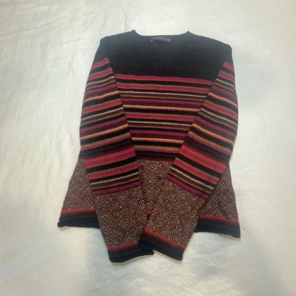 Chic Striped Crew Neck Sweater